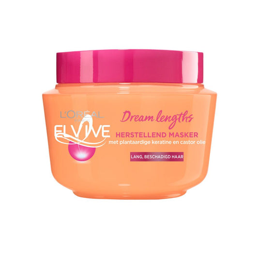 L'oréal Paris - Elvive Dream Lengths Voor Lang & Beschadigd Haar Haarmasker